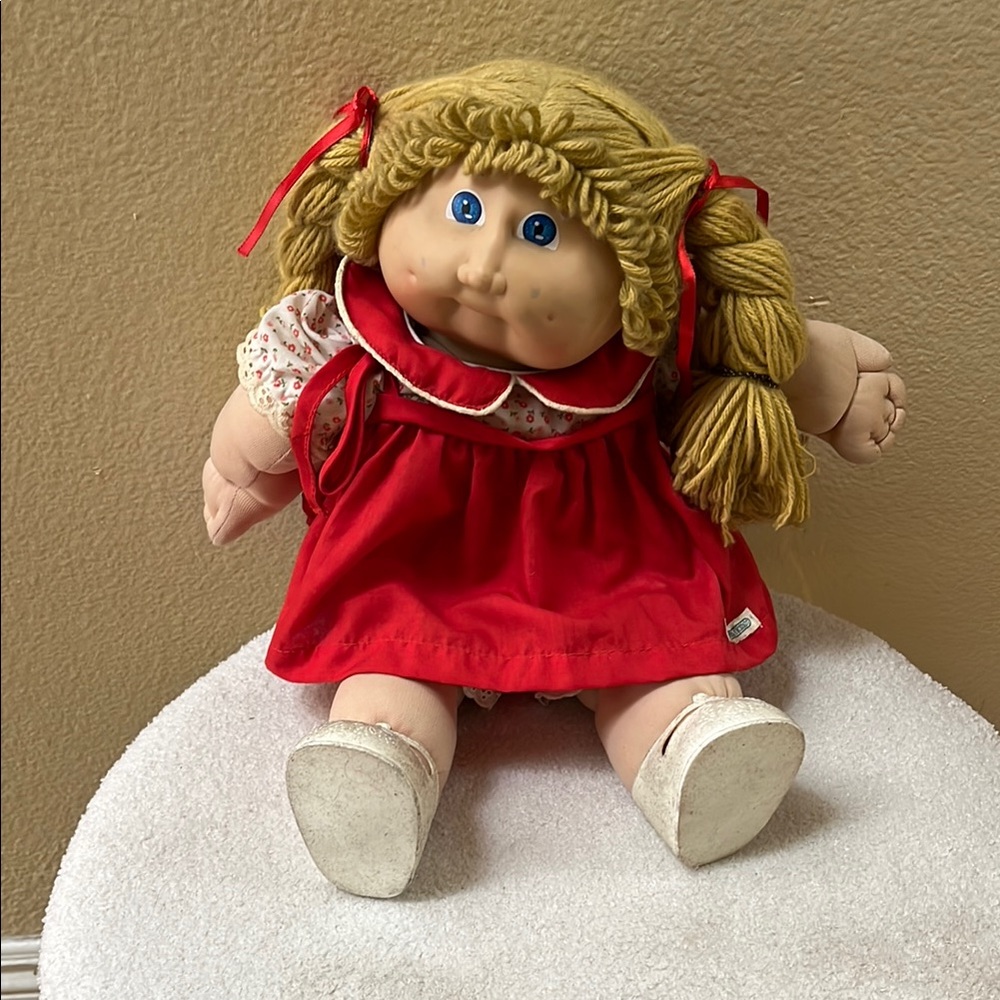 Cabbage Patch doll.  Red and Yellow Doll with Accessories